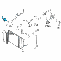 OEM 2012 Toyota Prius C Water Inlet Diagram - 16031-21010