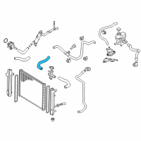 OEM Toyota Prius C Coolant Hose Diagram - 16571-21100