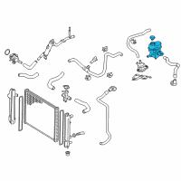 OEM 2016 Toyota Prius C Reservoir Tank Diagram - G92A0-52011