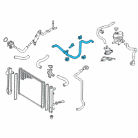 OEM 2018 Toyota Prius C Outlet Hose Diagram - G922F-52010