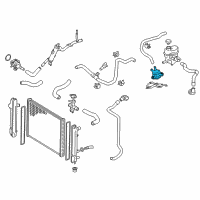 OEM 2014 Lexus RX450h Pump Assy, Water W/Motor Diagram - G9040-52010