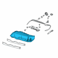 OEM 2000 BMW X5 Driver Halogen Headlight Assembly Diagram - 63-12-6-930-209