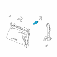 OEM Nissan Pulsar NX Bulb-Halogen Diagram - 26296-9B91E