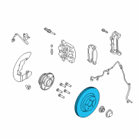 OEM 2019 Ford Mustang Rotor Diagram - GR3Z-1125-K