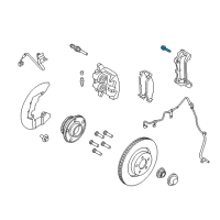 OEM Ford Caliper Mount Bolt Diagram - -W716471-S439