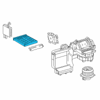 OEM Toyota Camry Filter Diagram - 87139-YZZ82