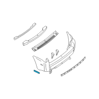 OEM 2006 Mercury Mariner Reflector Diagram - 5E6Z-17808-AA