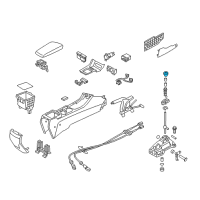 OEM 2011 Kia Optima Knob-Gearshift Lever Diagram - 437113K450