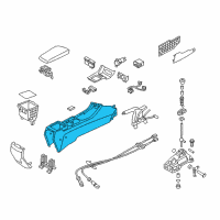 OEM Kia Optima Console-Floor Diagram - 846112T401VA