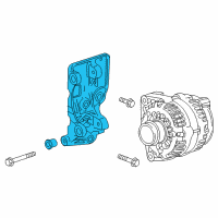 OEM 2020 GMC Canyon Mount Bracket Diagram - 24590383