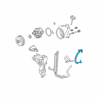 OEM 2007 Cadillac Escalade Pressure Hose Diagram - 25858603