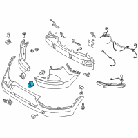 OEM 2011 Kia Sportage Ultrasonic Sensor As Diagram - 957203W100