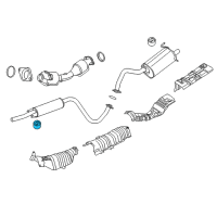 OEM Nissan Juke Mounting-Exhaust Diagram - 20651-JJ00B
