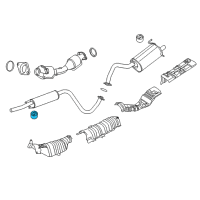 OEM 2011 Nissan Cube Mounting-Exhaust Diagram - 20651-JJ00B