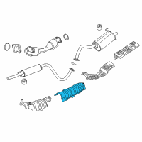 OEM 2013 Nissan Sentra INSULATOR-Heat, Front Floor Diagram - 74758-3DB0A
