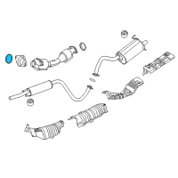 OEM Nissan Quest Bearing Seal, Exhaust Joint Diagram - 20695-ED10E