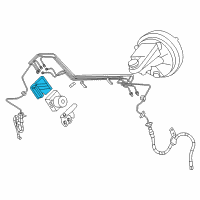 OEM Chrysler Anti-Lock Brake System Module Diagram - 68061733AA