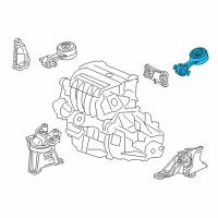 OEM 2022 Acura ILX TORQUEROD LOWER Diagram - 50890-TV9-A02