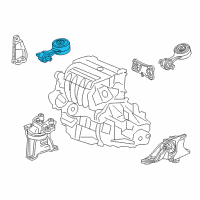 OEM 2016 Acura ILX Rod, Torque (Upper) Diagram - 50880-TV9-A01