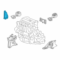 OEM 2019 Acura ILX Stay, Side Engine Mounting Diagram - 50625-TV9-A01