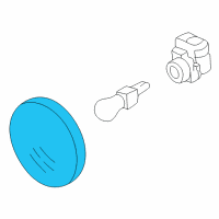 OEM 2005 Ford Thunderbird Side Marker Lamp Diagram - 1W6Z-15A201-BA