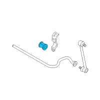 OEM 2007 Lexus ES350 Bush, Stabilizer, Rear Diagram - 48818-12170