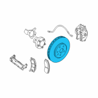 OEM 2006 Chevrolet Corvette Rotor Diagram - 88955509