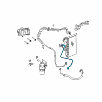 OEM 2009 Dodge Avenger Line-A/C Discharge Diagram - 5058216AD