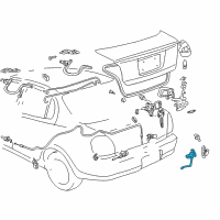 OEM 2004 Toyota Echo Luggage Lamp Diagram - 84231-12130