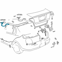 OEM 2003 Toyota Prius Hinge Diagram - 64503-47010