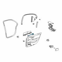 OEM 2005 Lexus LS430 Lamp Assy, Interior Illumination, NO.1 Diagram - 81080-50010