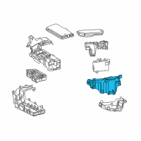 OEM Lexus LS500 Holder, Connector Diagram - 82666-50B20