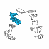 OEM Lexus LS500h Holder, Connector Diagram - 82666-50B30