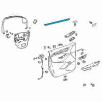 OEM 2018 Buick Enclave Belt Weatherstrip Diagram - 84306815