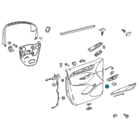 OEM Chevrolet Traverse Lift Gate Switch Diagram - 22939387