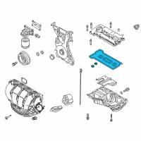 OEM 2018 Ford EcoSport Valve Cover Gasket Diagram - CM5Z-6584-A