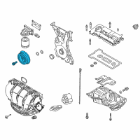 OEM 2012 Ford Focus Crankshaft Pulley Diagram - CM5Z-6312-N