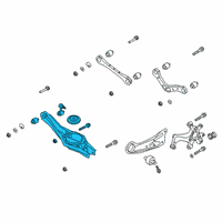 OEM Kia Forte Arm Complete-Rr LWR, Diagram - 55210M7BA0