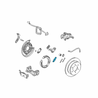 OEM Hummer H3T Adjuster, Rear Parking Brake Diagram - 10386835