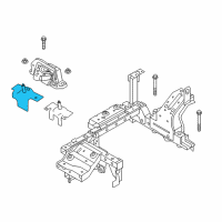 OEM 2013 Ford Focus Front Mount Bracket Diagram - CV6Z-6031-A