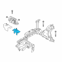 OEM 2014 Ford Focus Rear Mount Bracket Diagram - CV6Z-6028-A