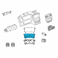 OEM 2005 Chrysler PT Cruiser Cluster-Instrument Panel Diagram - 4671964AK