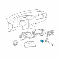 OEM 2005 Chevrolet Trailblazer Rear Wiper Switch Diagram - 25790668