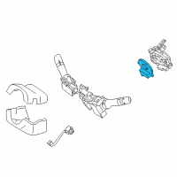 OEM Hyundai Equus Angular Velocity Sensor Diagram - 93480-3N000