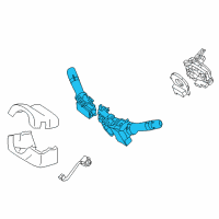 OEM 2016 Hyundai Azera Switch Assembly-Multifunction Diagram - 93400-3V801