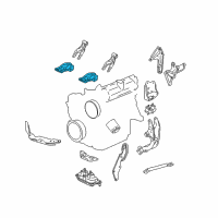 OEM 2002 Chevrolet Venture Strut Front Bracket Diagram - 10274661