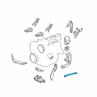 OEM 2002 Pontiac Aztek Brace-Transaxle Diagram - 12567166