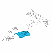 OEM BMW X5 Heat Insulation, Tunnel Diagram - 51-48-7-328-441
