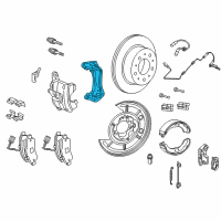 OEM 2014 Ram ProMaster 2500 Adapter-Disc Brake CALIPER Diagram - 68173915AA