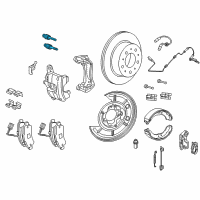 OEM 2015 Ram ProMaster 2500 Pin-Disc Brake Diagram - 68230098AA